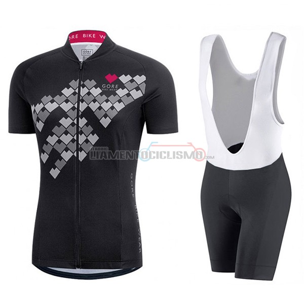 Donne Abbigliamento Ciclismo Gore Element Digi 2017 nero